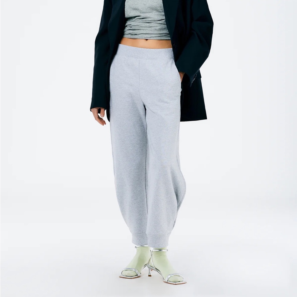 Tibi heather grey calder sweatpants size xs regular length